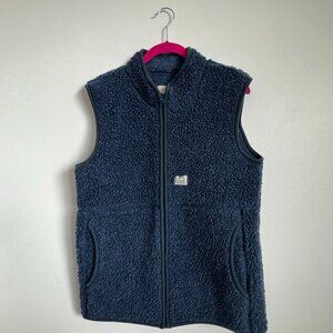 Snow Peak Fleece Vest – Navy Blue – Unisex Size M
